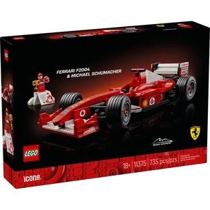 Конструктор LEGO Icons Ferrari F2004 and Michael Schumacher (11375) зображення 1