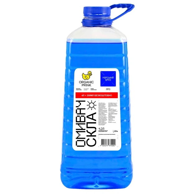 Омивач автомобільний ORGANIC PRINK "Морський бриз" 4,2 л (011021) - picture 1