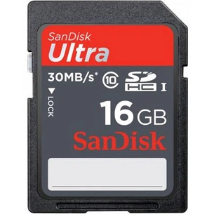 Карта пам'яті SanDisk 16Gb SDHC Ultra UHS-I Class 10 (SDSDU-016G-U46) зображення 1