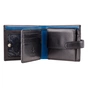 Гаманець Visconti PM102 Leonardo з RFID Black Blue (PM102 BLK/BLUE) - зменшене зображення 2