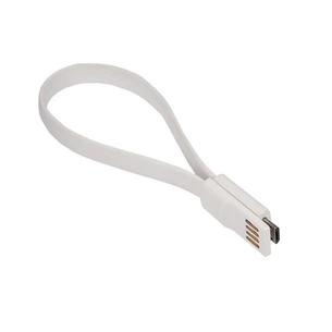 Кабель Sumdex USB - micro USB V 2.0 (M/M), з магнітом, 0.21 м, White (DCU-1022WT)_OEM зображення 1