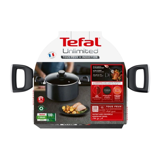 Каструля Tefal Unlimited 5,3 л Black (G2554672) - зображення 7