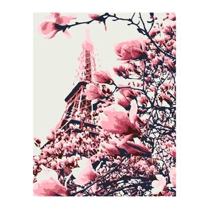 Картина по номерам Rosa Star Магнолії в Парижі 35х45 см (4823098529705) зображення 1