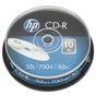 Диск CD HP CD-R 700MB 52X 10шт Spindle (69308/CRE00019-3) - уменьшенное изображение 1