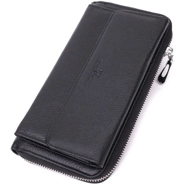 Кошелек ST Leather Из натуральной кожи Черный (22529) - изображение 1