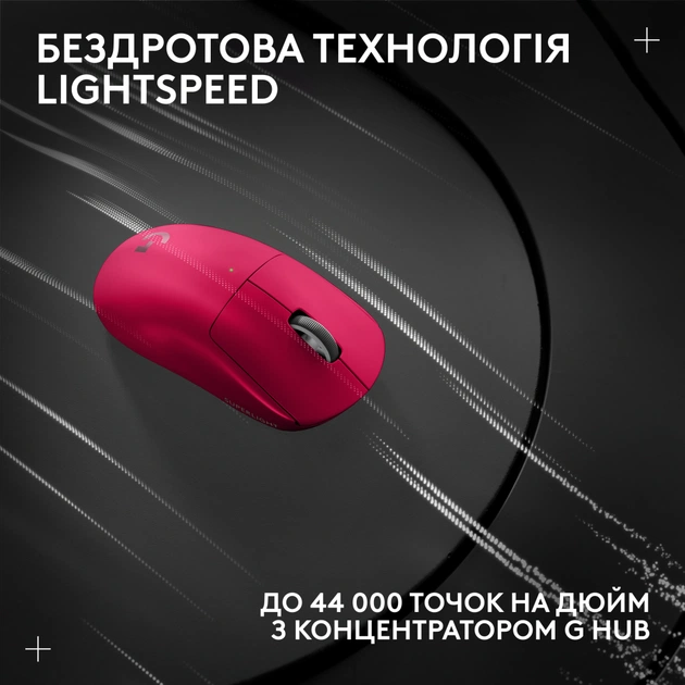 Мышка Logitech G Pro X Superlight 2 Lightspeed Wireless Magenta (910-006797) - изображение 9
