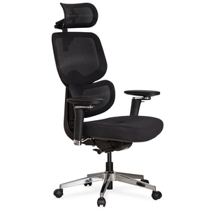 Офісне крісло Mealux D2 Air Fabric Black (HF-D2 F/B) зображення 1