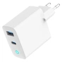 Сетевое зарядное устройство Gembird (1USBх3A + 1USB-Cх3A) White (TA-UC-PDQC30L-W-01) - уменьшенное изображение 3