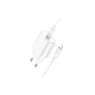 Зарядний пристрій HOCO C109A USB-C PD20W + cable USB-C to Lightning white (6942007656665) - зменшене зображення 5