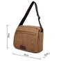 Сумка Vintage Текстильна Коричнева (14445) - зменшене зображення 3