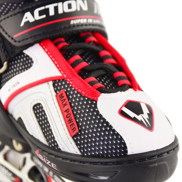 Роликові ковзани Action Danny Червоні 37-40 (PW-126B-79/Red/37-40) - зображення 11