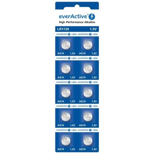Батарейка everActive LR1130/LR54/(A)G10 BL 10шт изображение 1