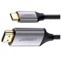 Переходник Ugreen Type-C M to HDMI M 1.5m MM142 Alum. (Gray\Black) (50570) - уменьшенное изображение 1