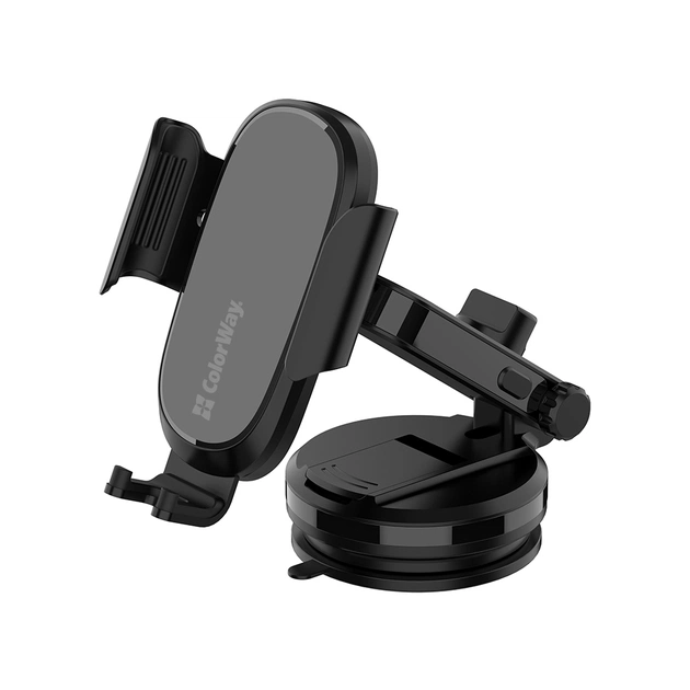 Універсальний автотримач ColorWay Dashboard Car Wireless Charger 15W Black (CW-CHAW037Q-BK) - picture 7