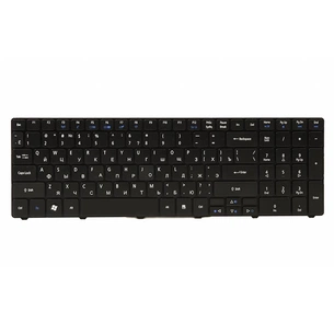 Клавіатура ноутбука Acer Aspire 5810 чорна, чорна рамка (KB311798) picture 1