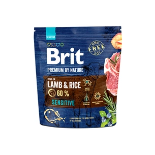 Сухий корм для собак Brit Premium Dog Sensitive Lamb 1 кг (8595602526611) зображення 1