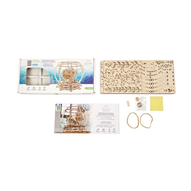 Конструктор Ugears Механічний акваріум (6337286) - изображение 10