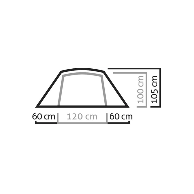 Намет Salewa Denali II 5627 5311 - UNI - зелений (013.003.0867) - зображення 3