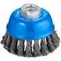 Щітка для електроінструменту Bosch Professional чашкова, сталь, 75мм, 0.5мм, M14 (1.608.622.029) - зменшене зображення 1