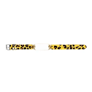Ремінець до фітнес браслета XoKo Leather для Xiaomi Mi Band 3/4 Leopard Yellow (XK-XM-LT-LEOY) зображення 1
