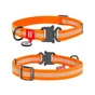 Нашийник для тварин WAUDOG Waterproof з QR металічна пряжка-фастекс Ш 25 мм Д 38-58 см помаранчевий (26094) - зменшене зображення 1