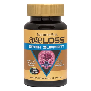 Вітамінно-мінеральний комплекс Natures Plus Комплекс Для Підтримки Мозку, AgeLoss Brain Support, 60 капс (NTP8011) зображення 1