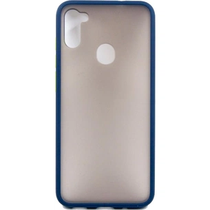 Чохол до мобільного телефона Dengos Matt Samsung Galaxy M11, blue (DG-TPU-MATT-48) (DG-TPU-MATT-48) зображення 1