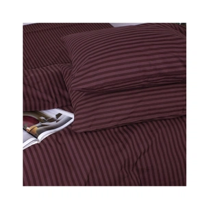 Наволочка MirSon Ranforce Elite 17-0617 Stripe Brown 45х45 см (2200008202484) зображення 1