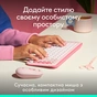 Мишка Logitech POP Mouse With Emoji Bluetooth Rose (910-007413) - зменшене зображення 2