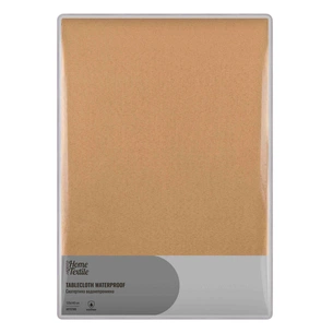 Скатертина Ardesto Waterproof 100% поліестер, бежевий 120х140 см (ART07WB) зображення 1