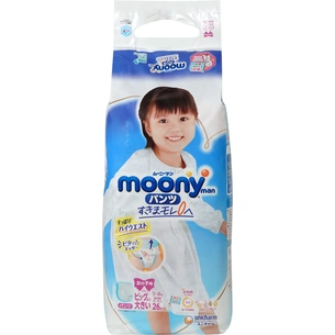 Підгузки Moony трусики для дівчаток XXL 13-28 кг 26 шт. (4903111211654) зображення 1