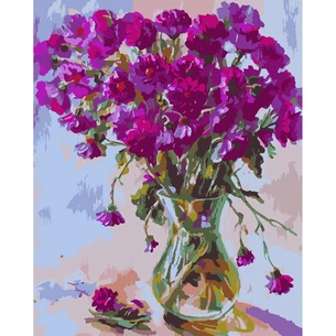 Картина по номерам Santi Оксамитовий букет ©juliatomesko_artist 40*50 см (954728) изображение 1