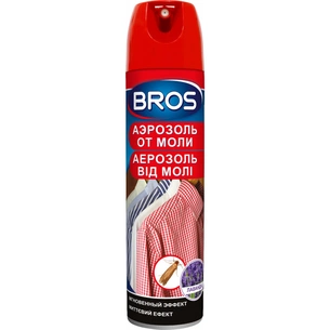 Аерозоль від комах Bros від молі 150 мл (5904517061453/5904517001213) зображення 1