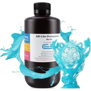 Фотополімерна смола ELEGOO Resin, ABS-like 1кг, clear blue (50.103.0093) зображення 1