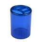 Підставка для ручок Delta by Axent Stationery glass-stand, 4 compartments, blue (D4009-02) - уменьшенное изображение 1