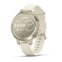 Смарт-годинник Garmin Lily 2 Active, Lunar Gold/Bone, Silicone, (010-02891-00) - зменшене зображення 1