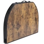 Туристичний стіл Bo-Camp Melrose Oval 120x80 cm Black/Wood look (1404220) - уменьшенное изображение 4