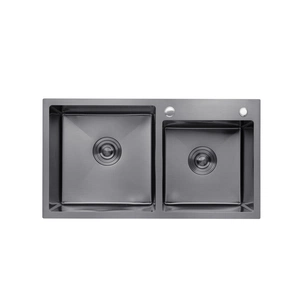 Мийка кухонна Kroner Schwarze-7843ZHM (CV022797) зображення 1