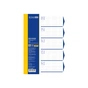 Роздільник сторінок Economix А4 пластик, 5 розділів, кольоровий (E30801) - зменшене зображення 1