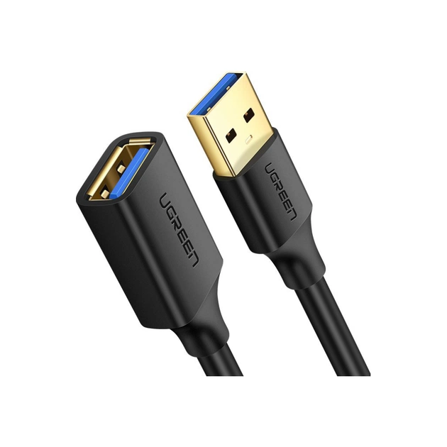 Дата кабель USB 3.0 AM/AF 3.0m US129 Black Ugreen (30127) - зображення 1