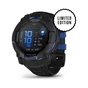 Смарт-годинник Garmin Instinct 3, 50mm, AMOLED, Black with Bolt Blue Accents, GPS смарт-годинник (010-03020-03) - зменшене зображення 1