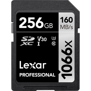 Карта пам'яті Lexar 256GB SDXC class 10 UHS-II V30 U3 1066x White (LSD1066256G-BNNNG) зображення 1