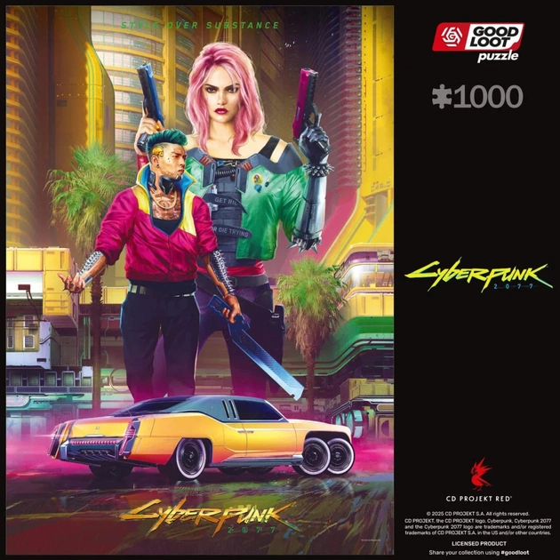 Пазл GoodLoot Cyberpunk 2077 Kitsch Style 1000 ел. (5908305249696) - picture 6