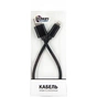 Дата кабель USB 2.0 AM to Lightning 0.2m black Dengos (NTK-L-SHRT-BLACK) - зменшене зображення 3