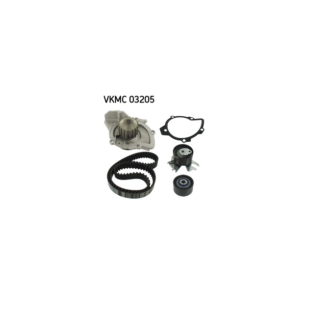 Комплект ременя ГРМ з помпой SKF VKMC 03205 - зображення 1