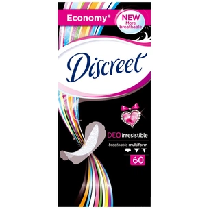 Щоденні прокладки Discreet Deo Irresistible Multiform 60 шт (8001090161994) зображення 1
