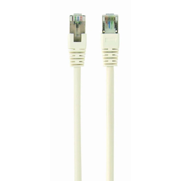 Патч-корд Cablexpert 1м FTP cat 6, white (PP6-1M/W) - зображення 1