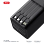 Батарея універсальна XO 50000mAh, PD/20W, QC/22,5W, Lamp, black (XO-PR286-BK) - зменшене зображення 3