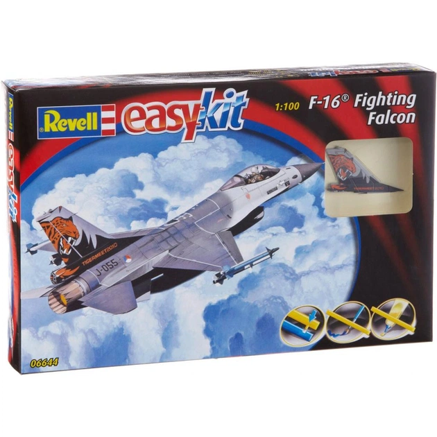 Збірна модель Revell Літак F-16 Fighting Falcon 1:100 (6644) - зображення 1