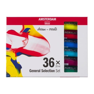 Акрилові фарби Royal Talens Amsterdam General Selection 36 кольорів по 20 мл (8712079456825) зображення 1